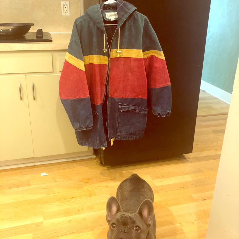 Vintage Hooded Jean Jacket